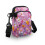 Verstellbare Umhängetasche mit Blumenmuster aus Polyester 3