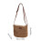 Ψάθινη τσάντα ταξιδιού Crossbody για γυναίκες – Υφασμάτινη παραλία 3