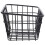 Black Foldable Bike Handlebar Rack Basket 7