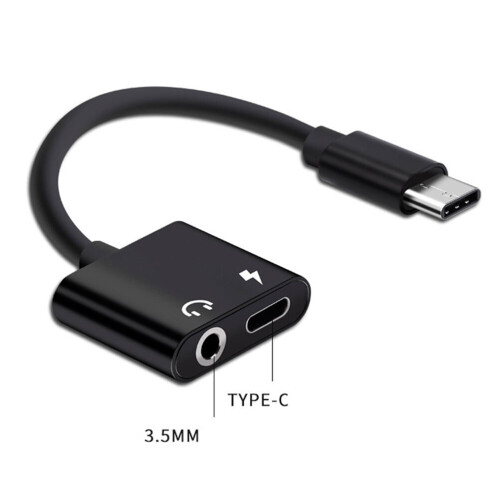 Adaptateur microphone USB-C vers jack 3,5 mm pour appareils USB-C avec conversion audio (1 unité). 2