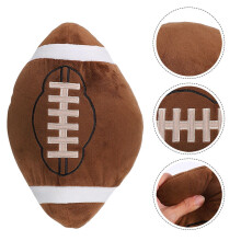 Soft Plush Football Pillow with Removable Cover for Comfortable Home Sofa Decoration