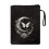 Book Cover with Zipper, Polyester, Butterfly & Moon Pattern 2