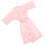 FRCOLOR Pink Polyester Robe V-Neck 112x42 in 8