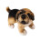 Cachorro de pelúcia Pug Francês de 22 cm (8,66 polegadas), realista, cor âmbar. 2