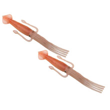 3-in-1 Squid-Shaped Silicone Pasta Fork, Heat-Resistant Ramen/Pasta/Salad Tool, Funny Kitchen Gadget Gift – 2 Pcs
