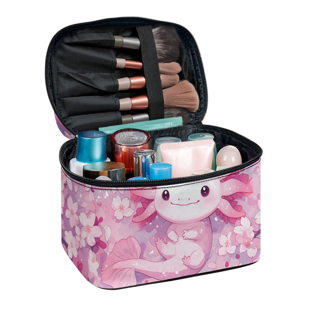 Cherry Blossom Cosmetic Case Zipper Portable Toiletry