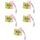 5Ensembles Organisateur Crotte ABS Portable Rose 8