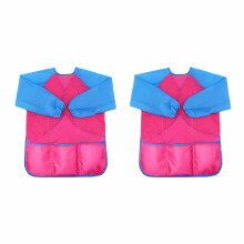 Kids Art Smocks Long Sleeve with 3 Pockets 2 pcs