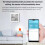 WiFi BT Temperature and Humidity Sensor LCD Display - Compatible with Alexa 4