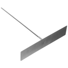 Fireplace Ash Rake Stainless Steel Heat-Resistant Handle