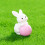 Easter Bunny Desktop Ornament Cute Rabbit Figurine 2