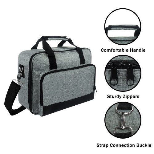 Projector Carrying Case, Projector Bag with Accessories Storage Pockets & Adjustable Shoulder Straps,and Most Mini Projectors 2