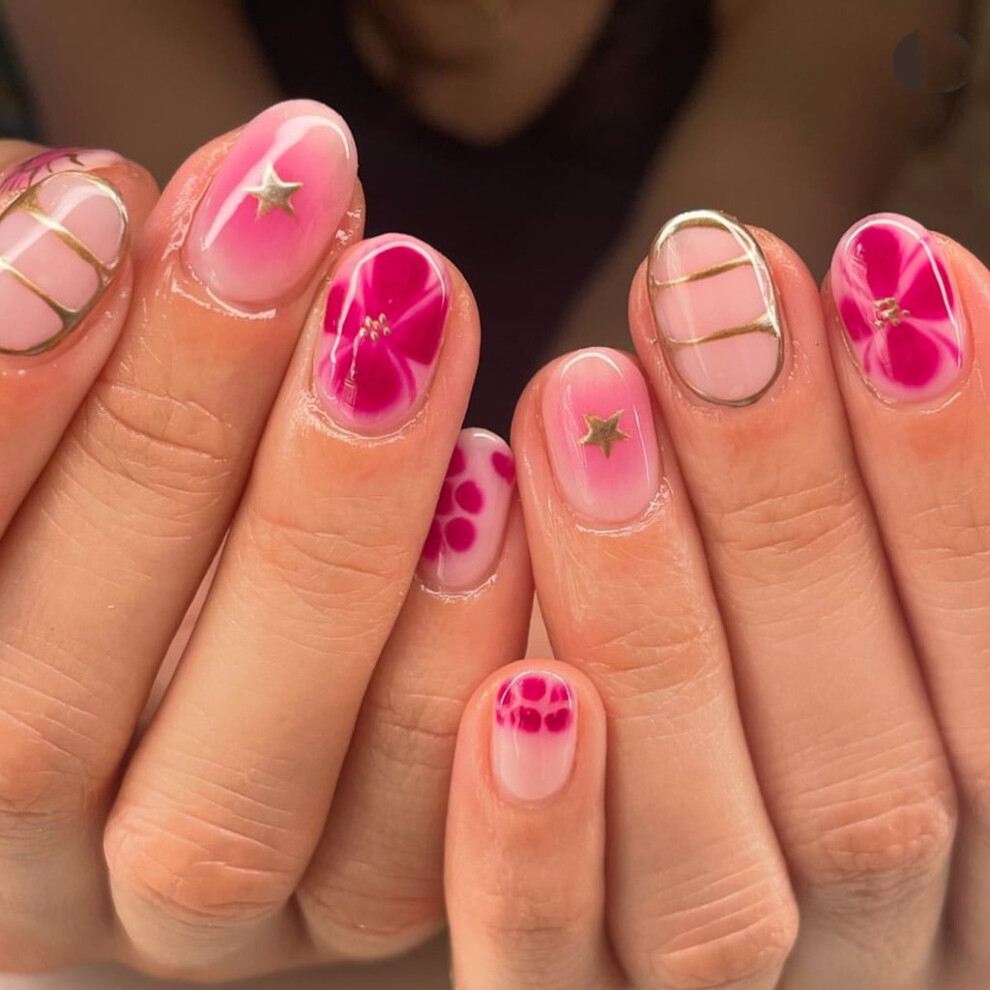 Almond Nail Tips Fake Nail Glues On Nail Stick On Nail Press On Nail Artificial False Nail for Womens and Girls Gifts