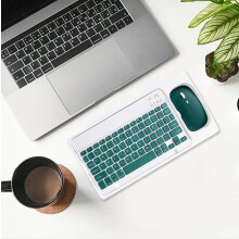 Bluetooth Wireless Keyboard and Mouse Combo,Ultra-Slim Ergonomic Small Rechargeable Bluetooth Keyboard Mouse Set, for Mobile Phones & Tablets
