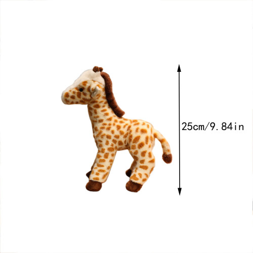 Giraffe Plush Toy Soft Stuffed Animal with Spotted Pattern 2