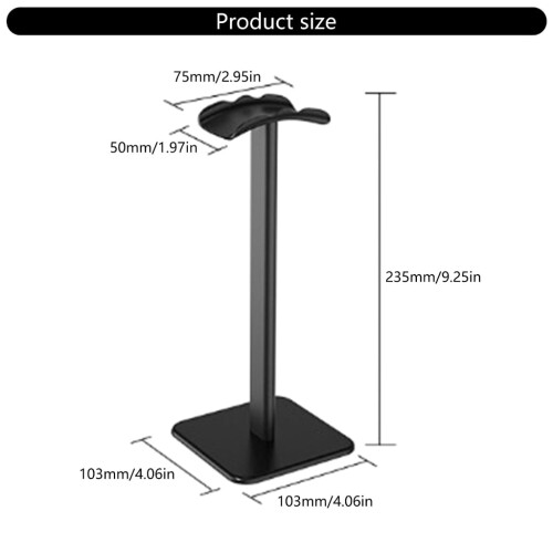 Desk Headphone Stand Durable Space-Saving Design 2