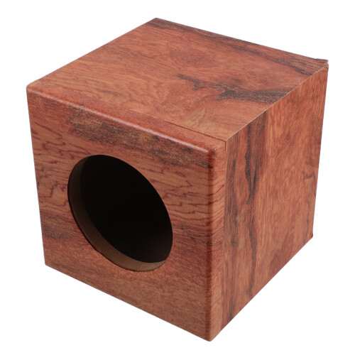 BESTONZON Θήκη Subwoofer Αυτοκινήτου σε Χακί Ξύλινη Θήκη Ηχείου για Ήχο Οχήματος
