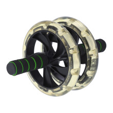 200mm Abdominal Wheel with Dual NonSlip Wheels Compact Core Exercise Equipment