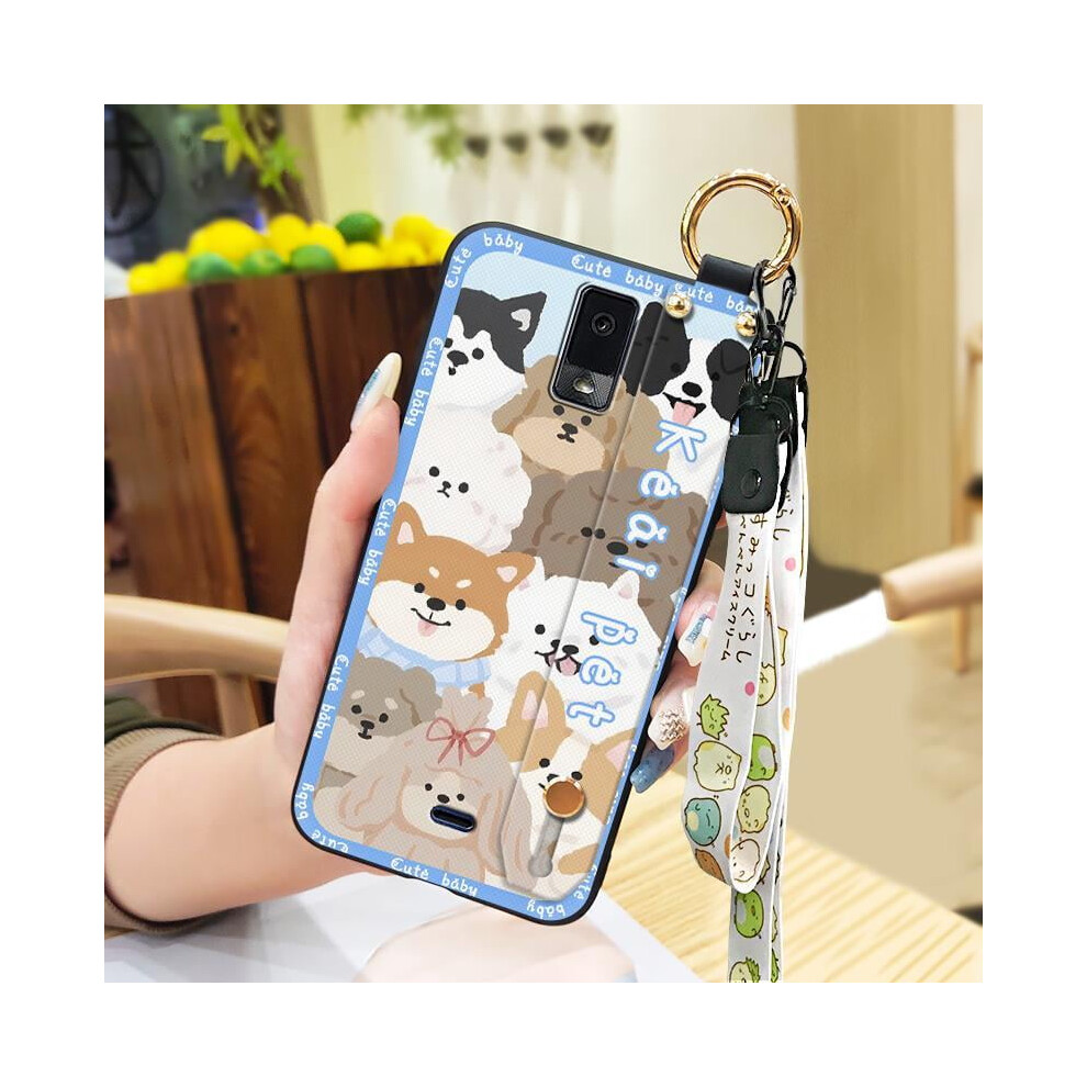 Blu View3/B140dl Phone Case Â Shockproof, Dust-Resistant Silicone Case With Wrist Strap & Ring Holder 9341593652148