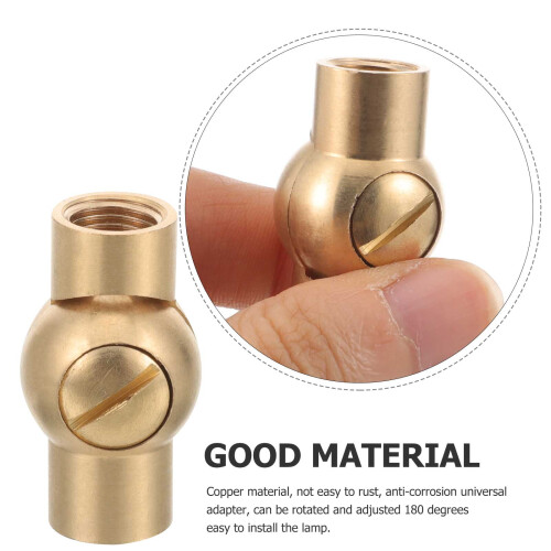 Light Adapter Lamp Adapter Copper Golden 1Pack 1