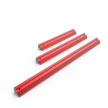 Precision Woodworking Measuring Set,3 V-Shaped Line Rulers - 6/8/12 Inches, Double-Sided British Scale