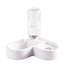 Dog Water Bowl Fill Pet Water Feeder 22*22cm White