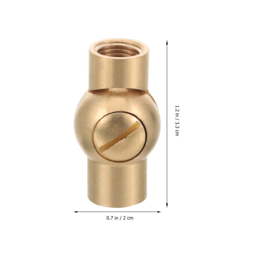 Light Adapter Lamp Adapter Copper Golden 1Pack 2