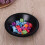 Movie Night Snack Tray Reusable Black 2 Pcs 8