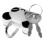 Cartoon Luggage Lock with Key 1 Set 4
