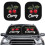 Cherry Print Car Sun Shade for Front Window – UV/Heat Protection, Dashboard Protector, 2-Pack 1