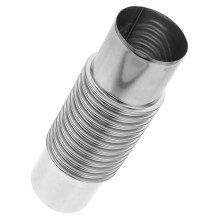 Corrosion Resistant Water Heater Exhaust Pipe Extension Silver