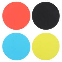 4pcs Jar Gripper Pads Rubber Jar Lid Grip Pad Silicone Bottle Opener Grippers Round Non- Kitchen Coasters Kitchen Gadget for Seniors Kids