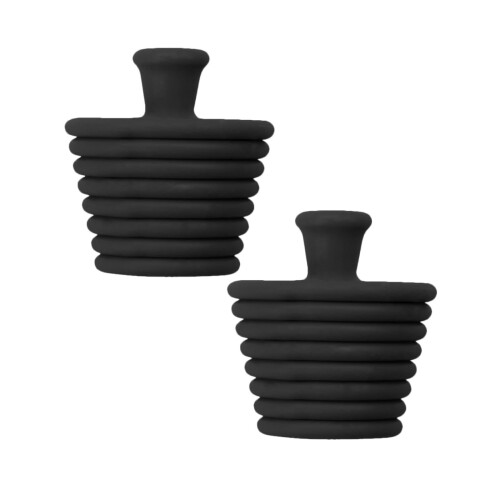 Silicone Bathtub Stopper with Suction Cup 2 pcs 1.2 inch