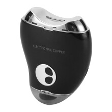 2-in-1 Electric Nail Clippers with LED Light & Storage Box, 3-Speed, USB Rechargeable, Compatible with Adults & Seniors