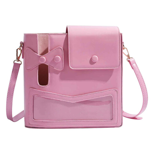 Τσάντα αποθήκευσης ποτηριών crossbody με πορτοφόλι – ρυθμιζόμενη για