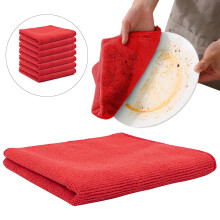 Microfiber Cleaning Cloths Soft Absorbent 5 Pcs