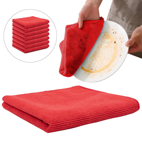 Microfiber Cleaning Cloths Soft Absorbent 5 Pcs