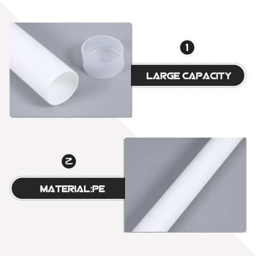 5Set Poster Tubes For Mailing Document Tube PE Case For General Users 2