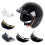 Motorbike Helmet Windshield Lens for 3-Snap Helmets 2