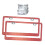 Bling Car License Plate Frame High Performance Decorative Sturdy Accessories Red 2