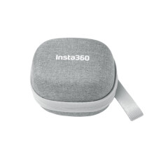 Kompakt kameraveske til Insta360GO3S/Ace Pro2 – Vanntett miniveske med doble glidelåser, passer til kamera og tilbehør
