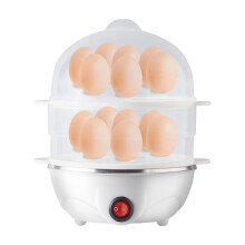 Stainless Steel Double Layer Electric Egg Cooker with Auto