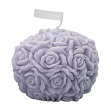Lumânare parfumată Rose Ball – Aromoterapie florală pentru dormitor, living și birou – Ambianță romantică și relaxantă – Compatibilă
