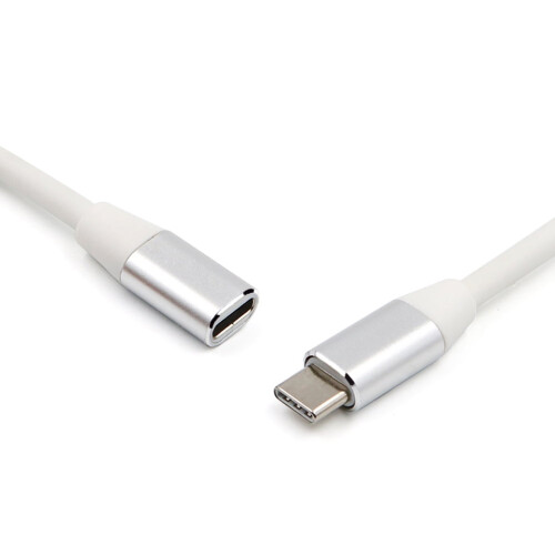 Επέκταση καλωδίου Type-C 1 μέτρου USB3.1USB C αρσενικό σε θηλυκό καλώδιο επέκτασης (γκρι) 1