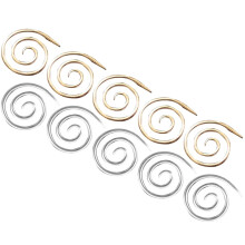 Alloy Spiral Knit Needles 10 Pcs