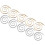 Alloy Spiral Knit Needles 10 Pcs 1