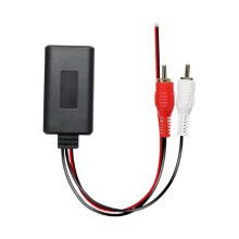 Modúl fuaime Bluetooth gan sreang uilíoch amháin do ghluaisteáin le comhéadan RCA AUX.