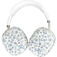 Cover for compatible with Airpods Max,Beautiful Flower Shockproof Soft Headset Case,Fully Protective Headphone Shell for Girls Women