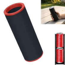 Lot de deux porte-bidons de rechargement tactiques noir et rouge