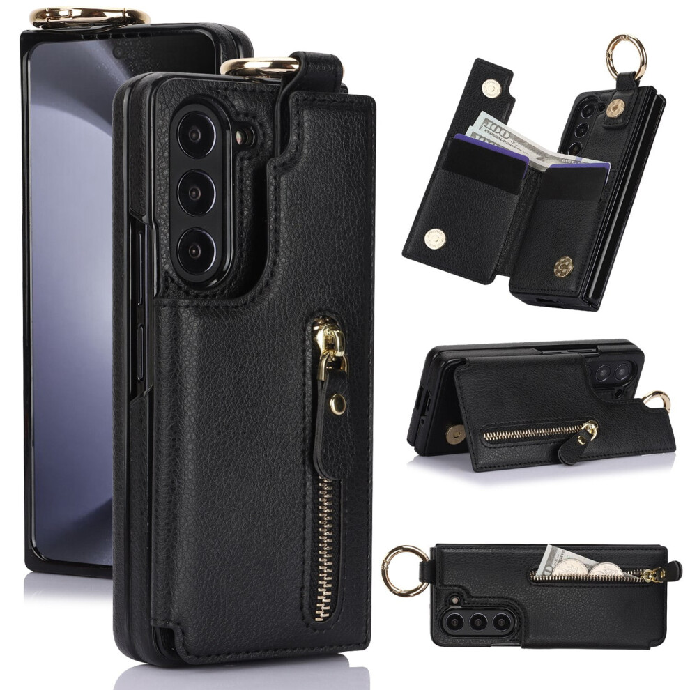 Samsung Galaxy Z Fold Leather Wallet Case 9043876466113